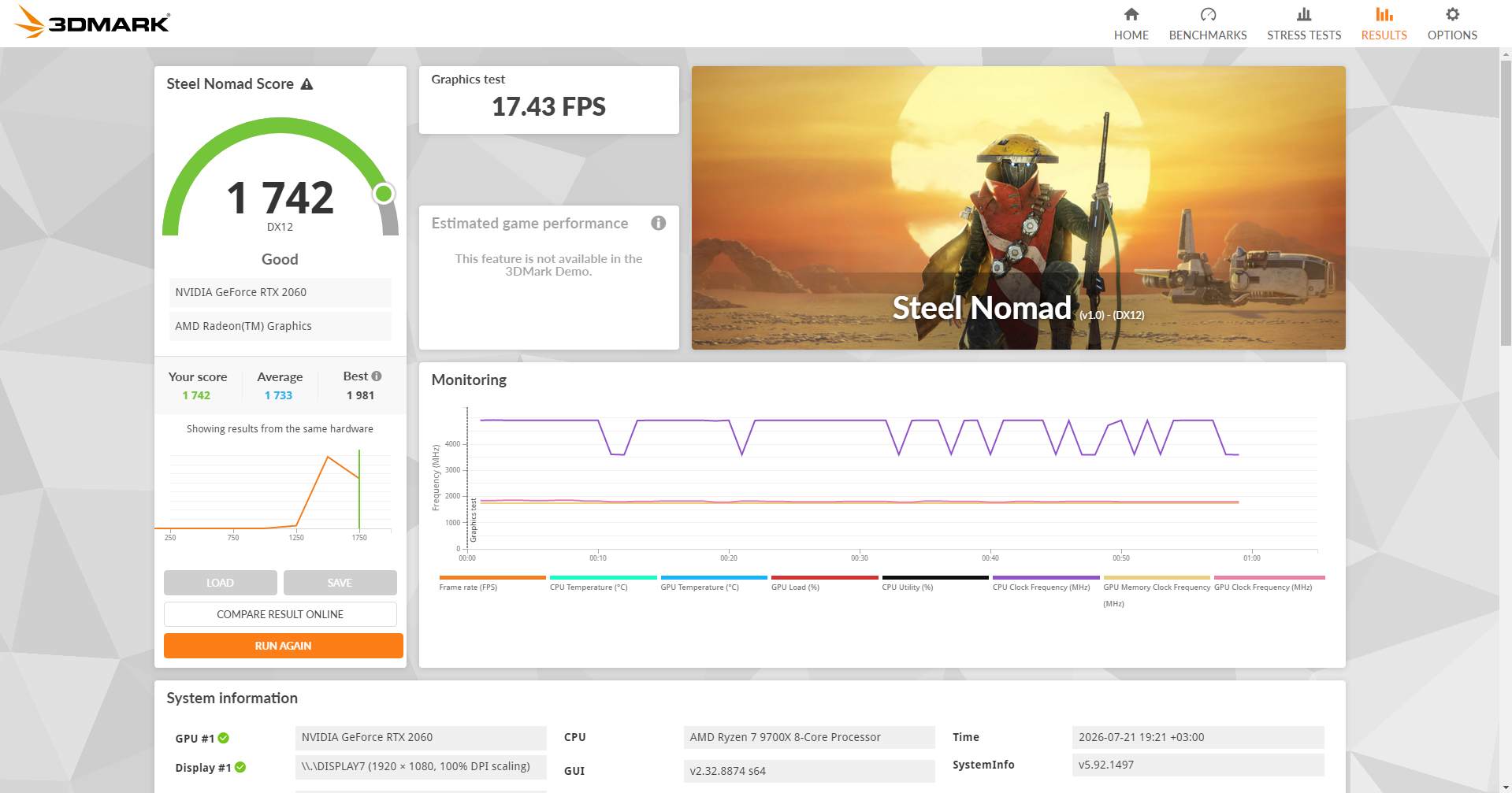 RTX 2060 näytönohjain käytettynä – Palit Dual 6GB, 6 kuukauden takuu – kuva 3