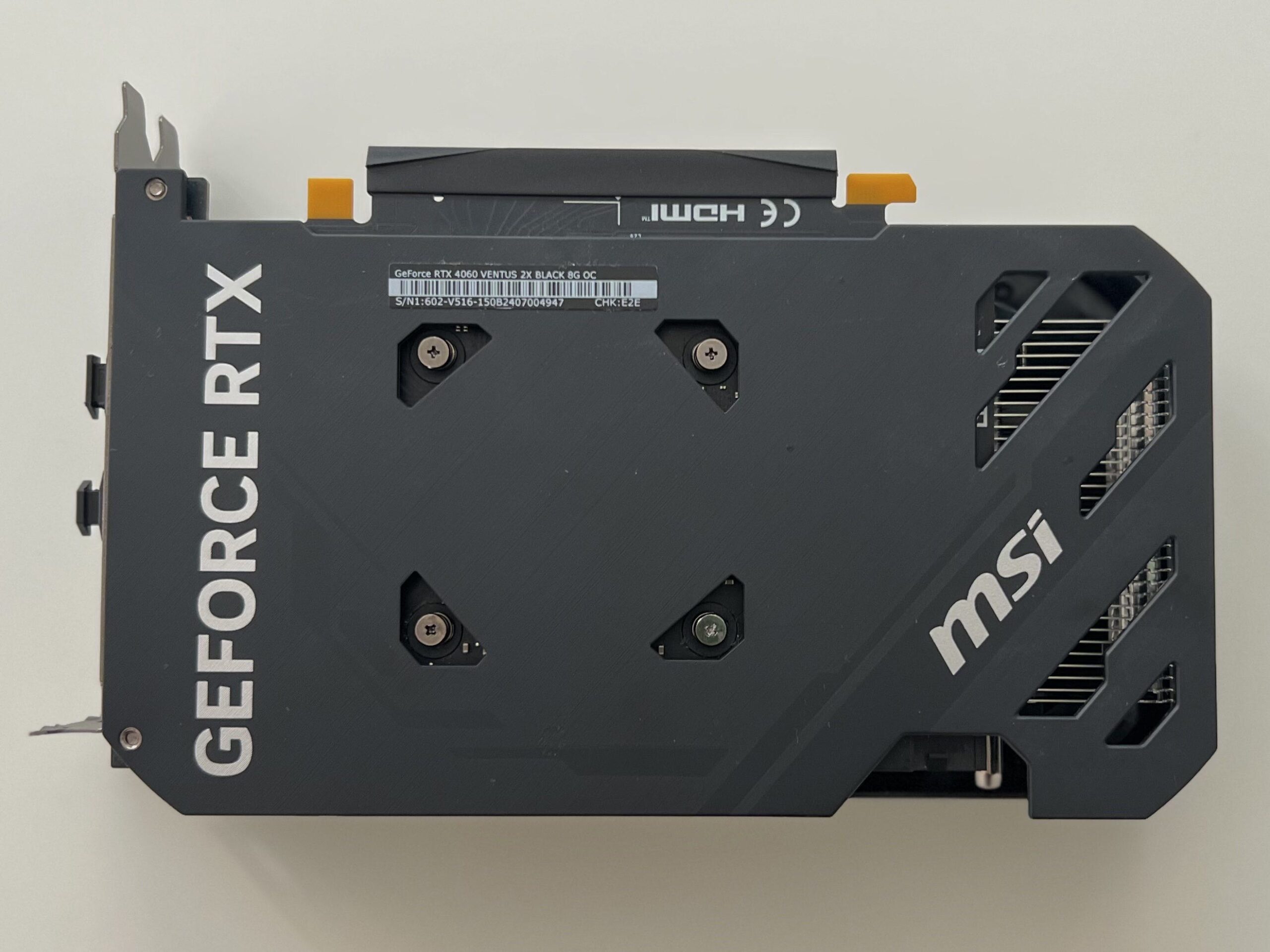RTX 4060 näytönohjain käytettynä – MSI Ventus 2X Black 8GB, 6 kk takuu - Image 3