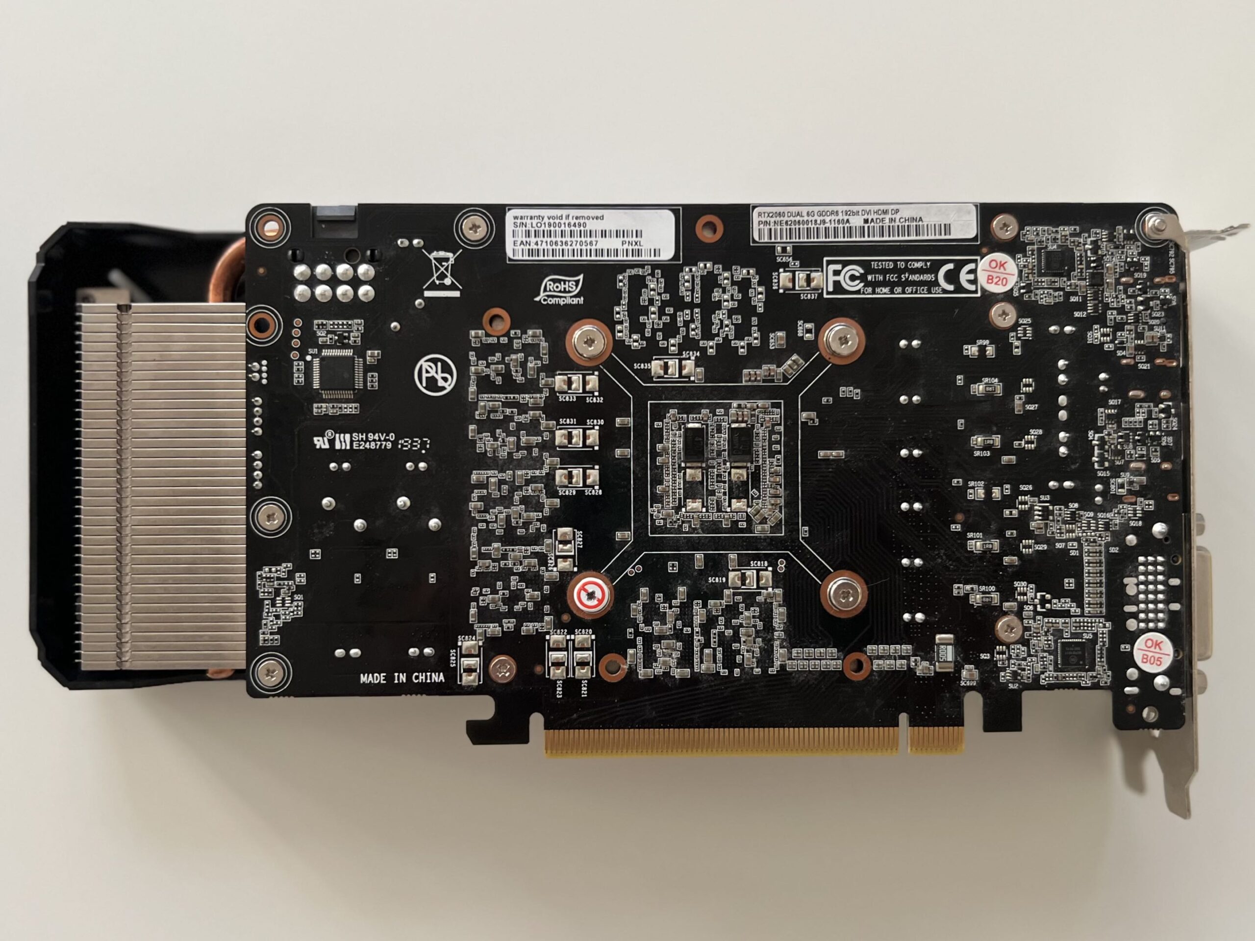 RTX 2060 näytönohjain käytettynä – Palit Dual 6GB, 6 kuukauden takuu – kuva 2
