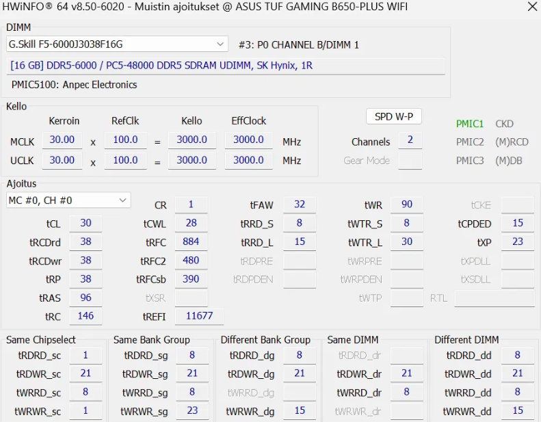 G.Skill Trident Z5 Neo RGB DDR5 32GB (2x16GB) 6000MHz CL30 – testattu, 6 kk takuu - Image 4