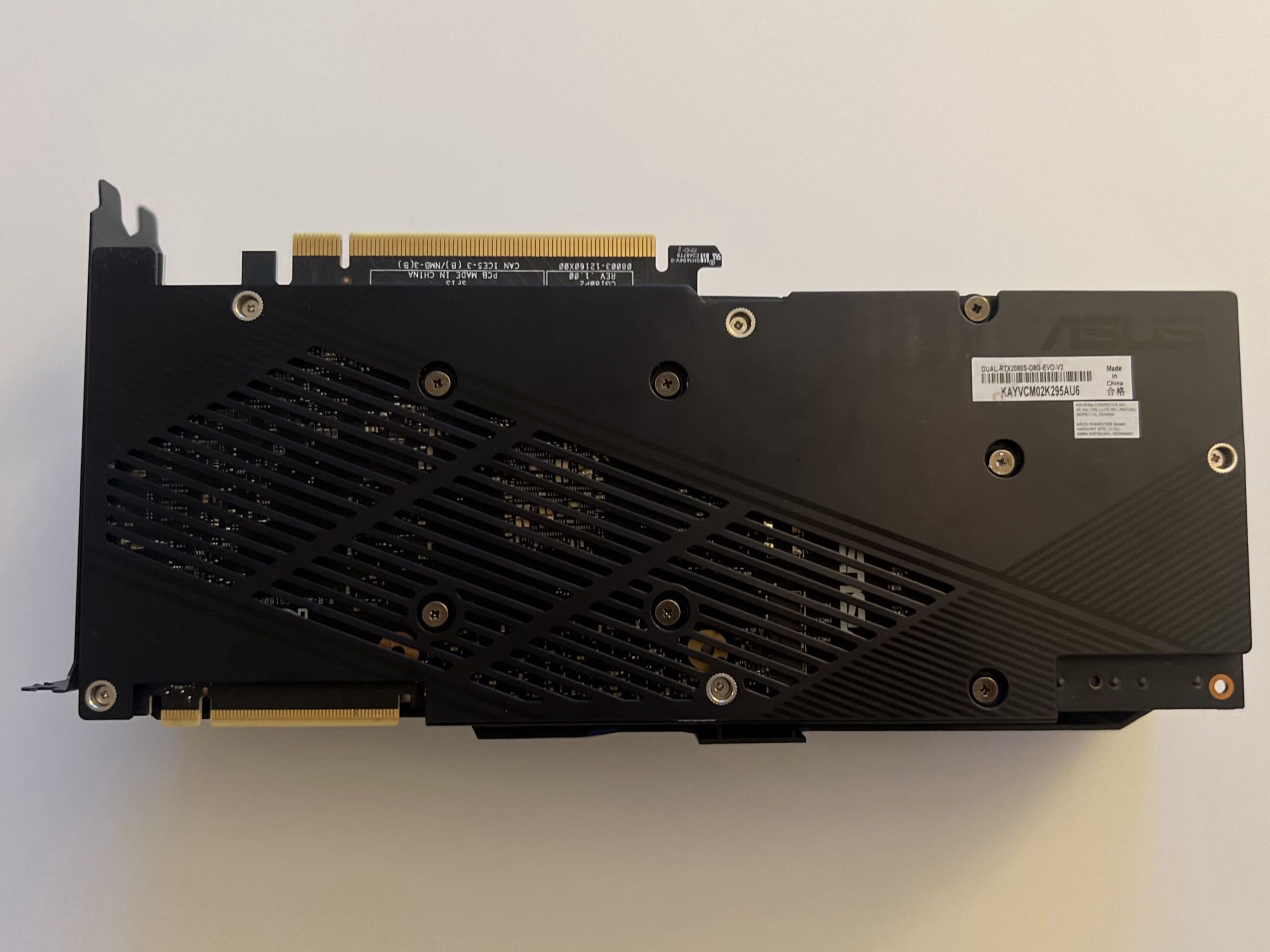 RTX 2080 Super näytönohjain käytettynä – ASUS Dual EVO V2 8GB, 6 kk takuu - Image 2