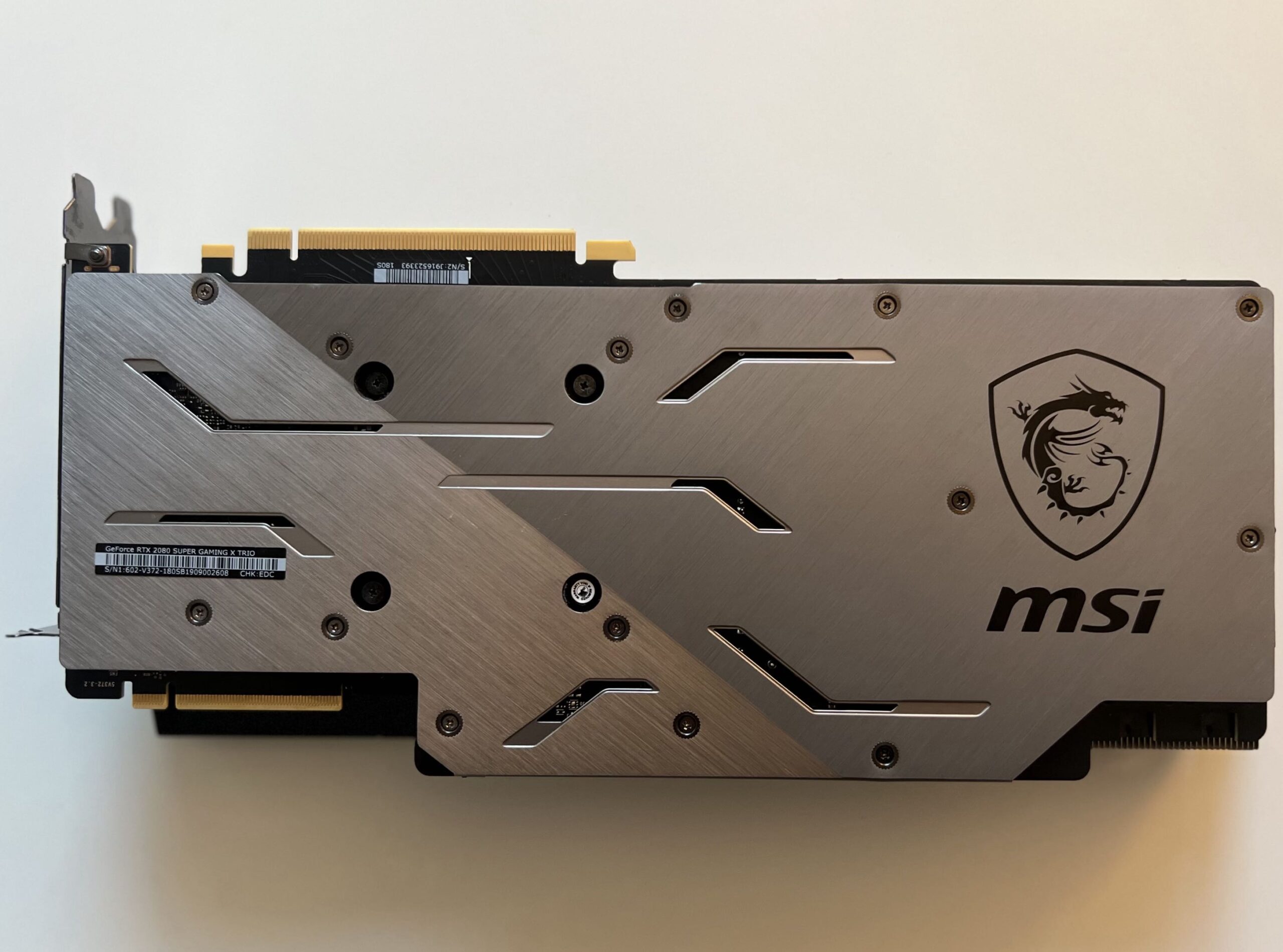 RTX 2080 Super näytönohjain käytettynä – MSI Gaming X Trio 8GB, 6 kk - Image 2