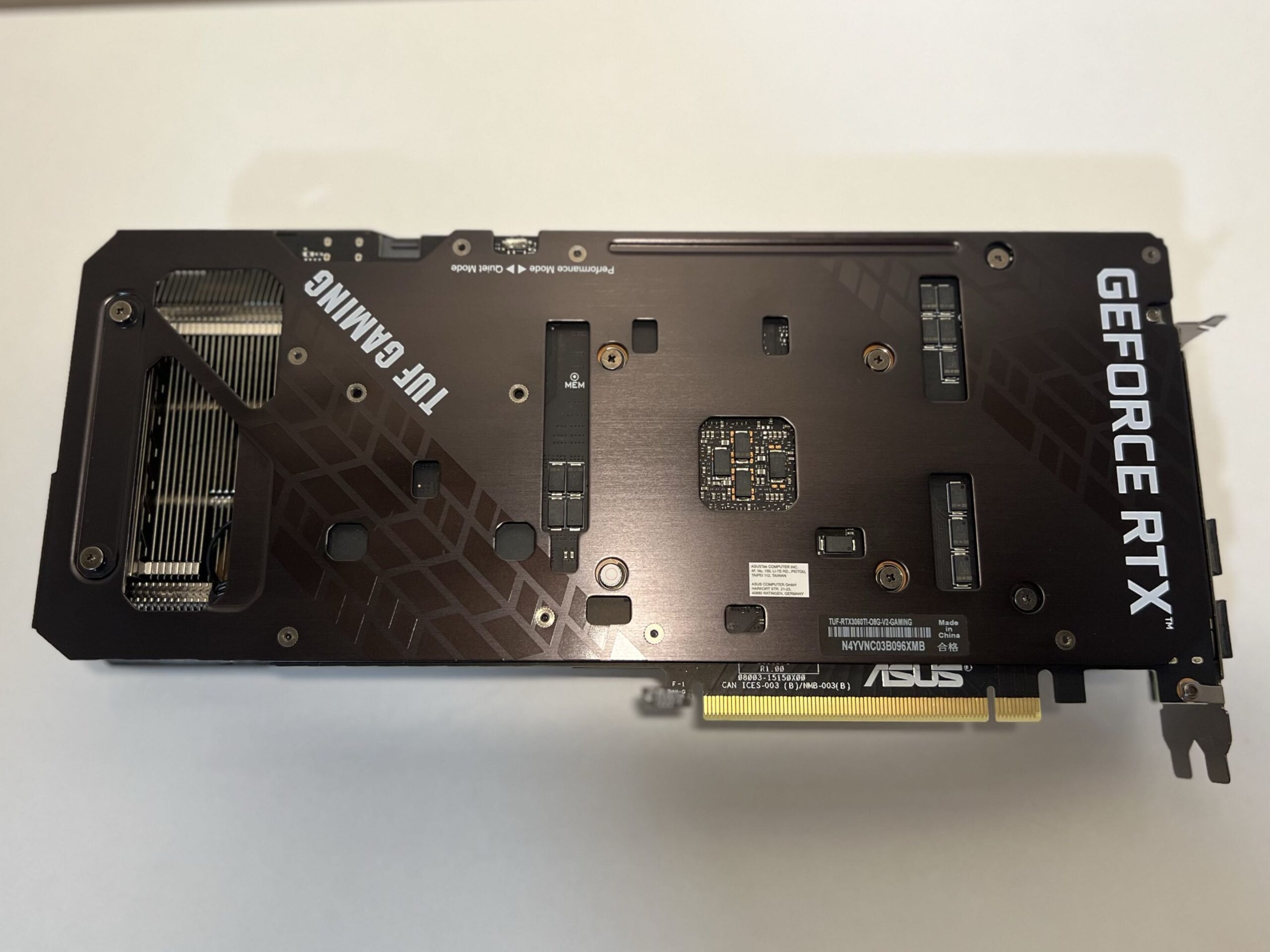 RTX 3060 Ti näytönohjain käytettynä – ASUS TUF Gaming OC 8GB, 6 kuukauden takuu - Image 2