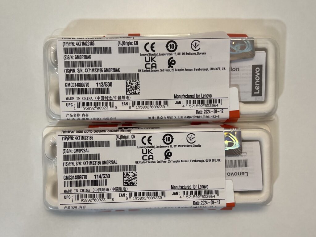 DDR5 16GB 5600MHz SODIMM