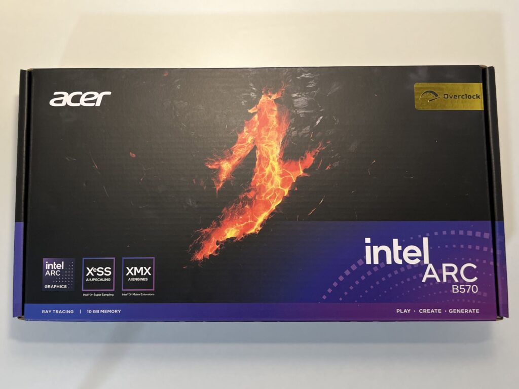 Intel Arc B570 näytönohjain
