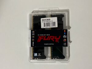 Kingston Fury beast RGB DDR4 32GB (2x16GB) 3600MHz CL18 muisti, 6 kuukauden takuu