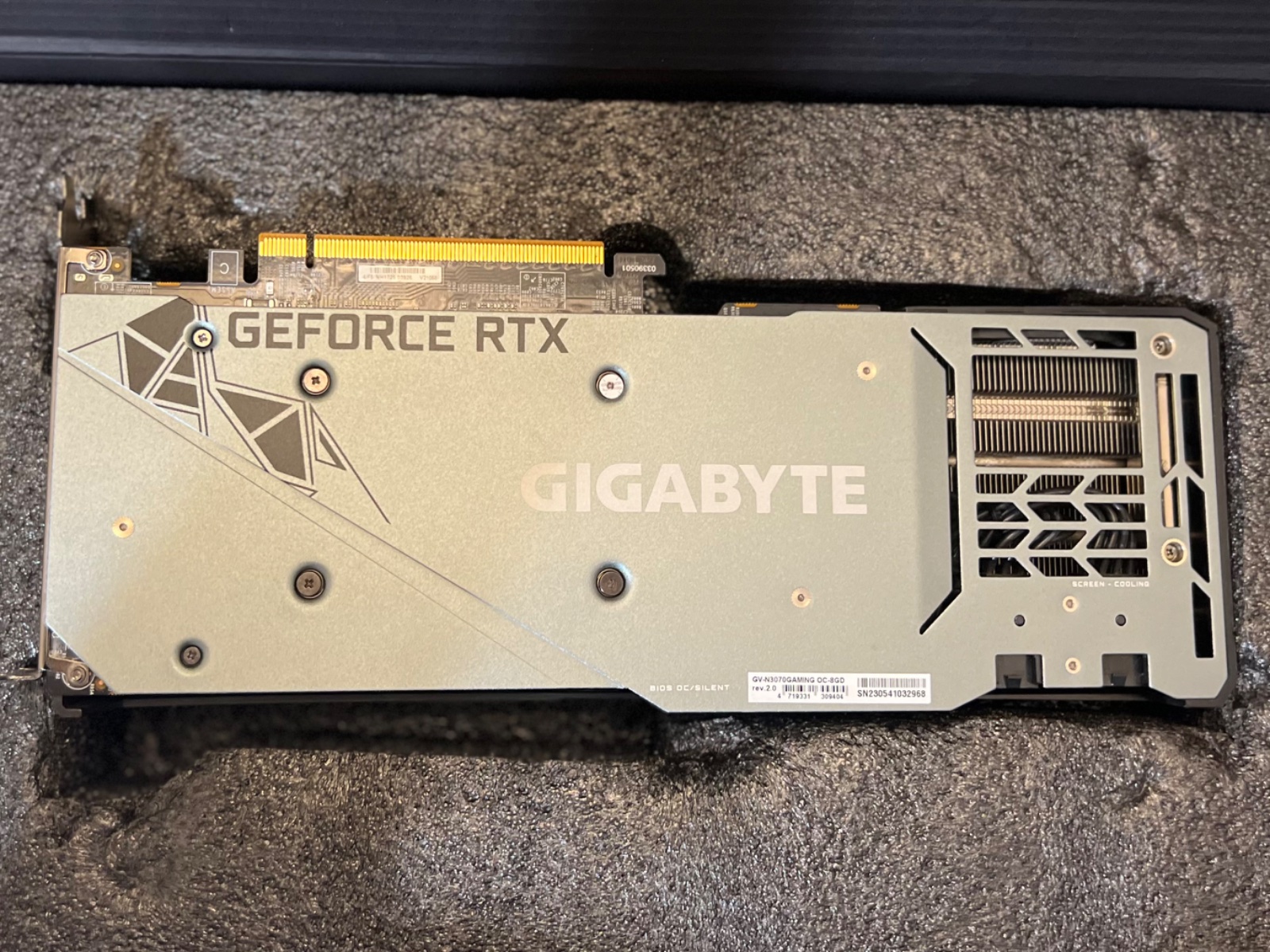 RTX 3070 näytönohjain käytettynä – Gigabyte Gaming OC 8GB, 6 kuukauden takuu