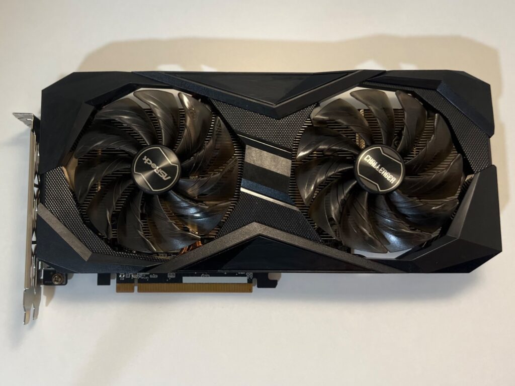 RX 6600 näytönohjain käytettynä – ASRock Challanger series 8GB, 6 kuukauden takuu