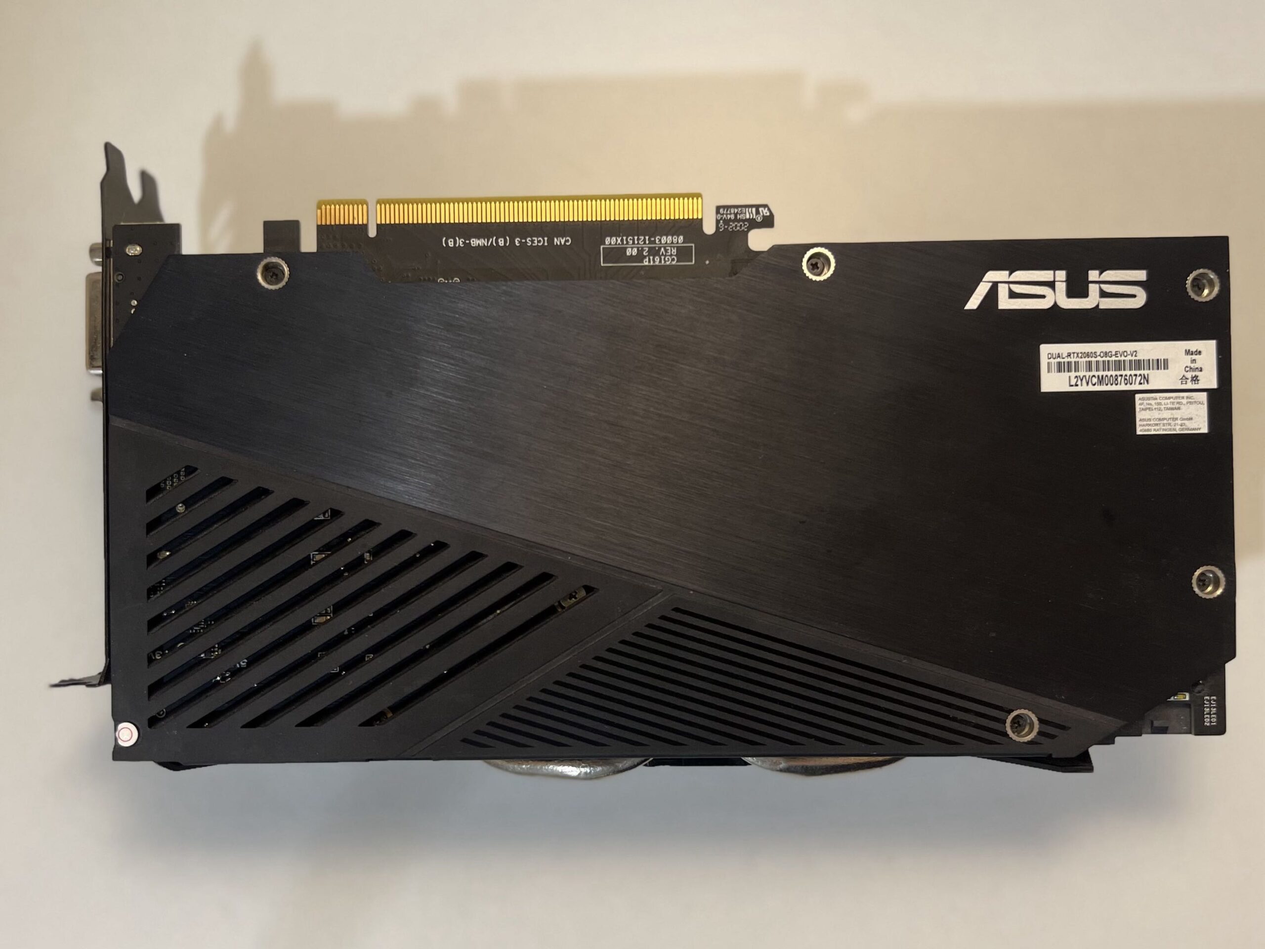 RTX 2060 Super näytönohjain käytettynä – ASUS Dual EVO V2 8GB, 6 kuukauden takuu - Image 2