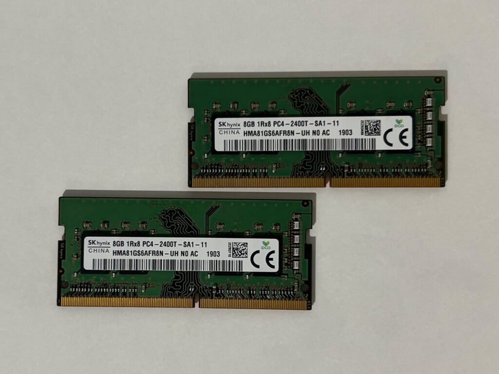 SK Hynix DDR4 16GB (2x8GB) 2400MHz CL17 SODIMM kannettavan muisti, 6 kuukauden takuu