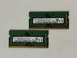 SK Hynix DDR4 16GB (2x8GB) 2400MHz CL17 SODIMM kannettavan muisti, 6 kuukauden takuu